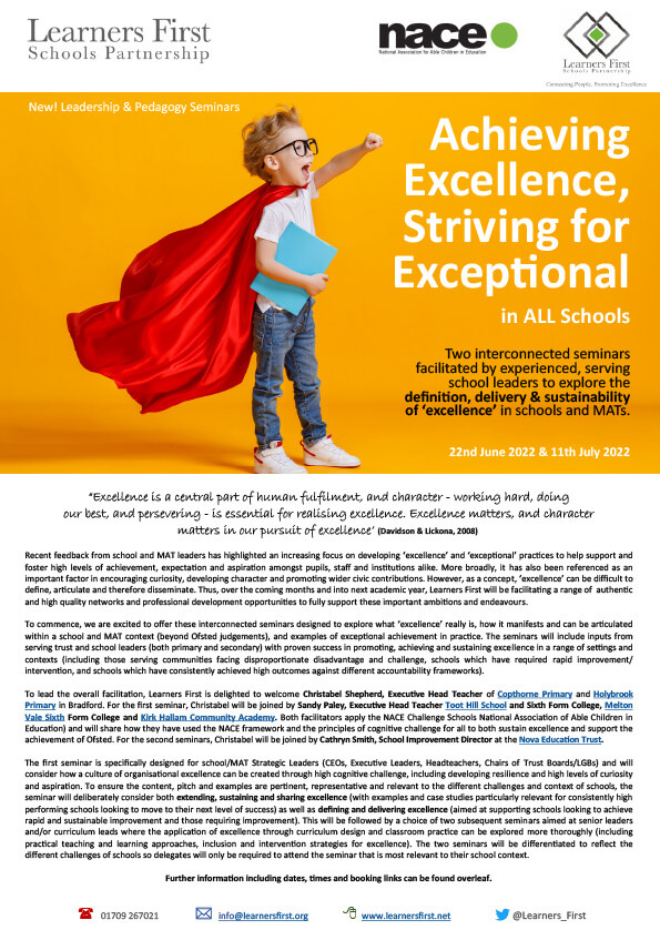 Excellence Seminars Flyer-1